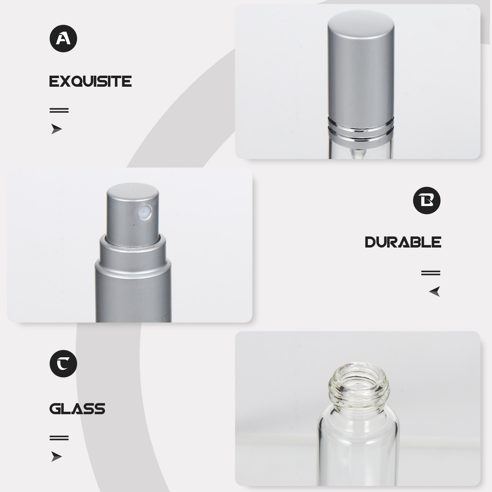 6 Frascos de Perfume Portáteis - Misting Bottle Fine avaliação e preço